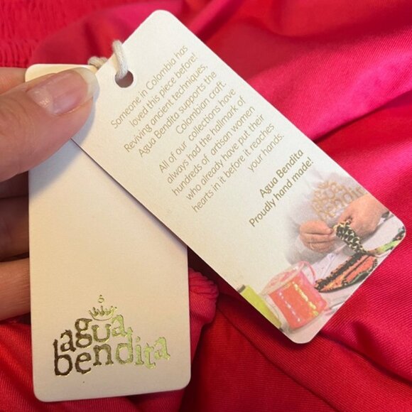 NWT Agua Bendita Leti Antiq Pink One Piece Swimsuit - Picture 9 of 12